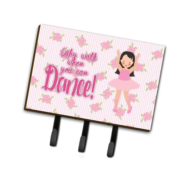 Carolines Treasures Ballet Long Dark Hair Leash or Key Holder BB5388TH68 - main